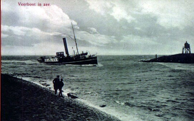ss Holland aankomst in Stavoren
